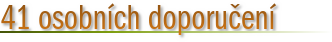Osobní doporučení